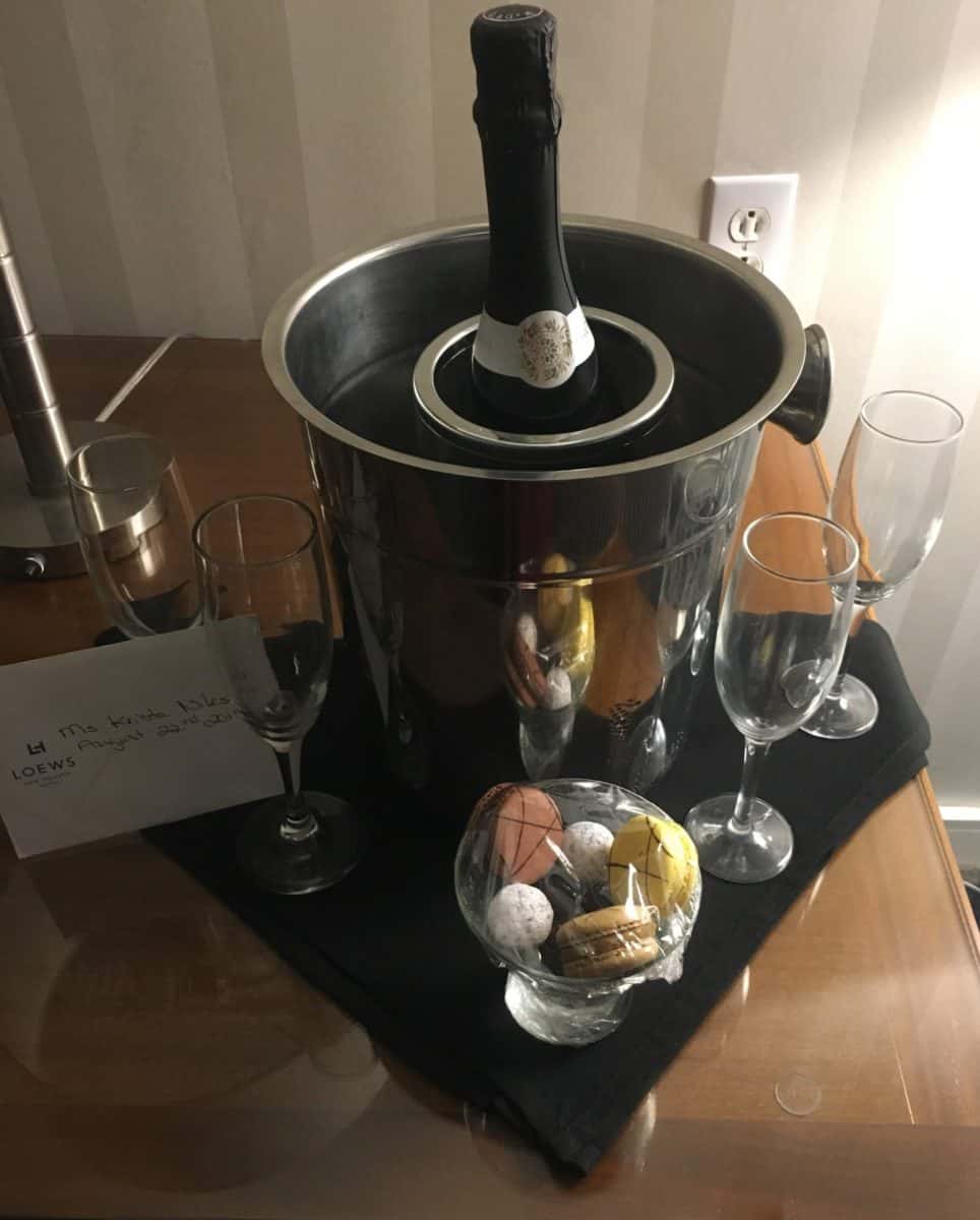 couple's romantic Weekend in New Orleans - Complimentary items from the Loews Hotel New Orleans