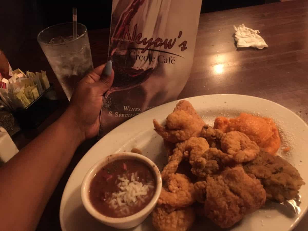 How to spend 5 days in New Orleans - Eat Dinner at Neyow's Creole Cafe